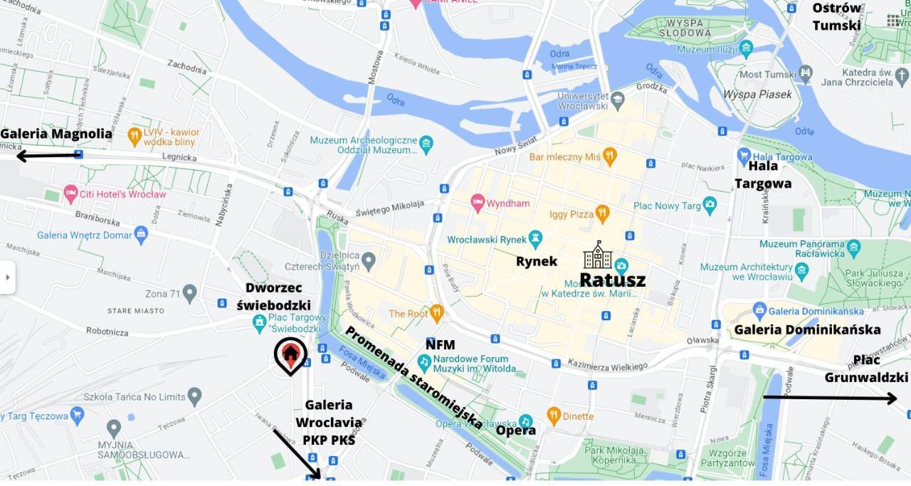 Apartament 3 Pokoje Balkon 50M2 Wyposazone Parking Lägenhet Wrocław Exteriör bild